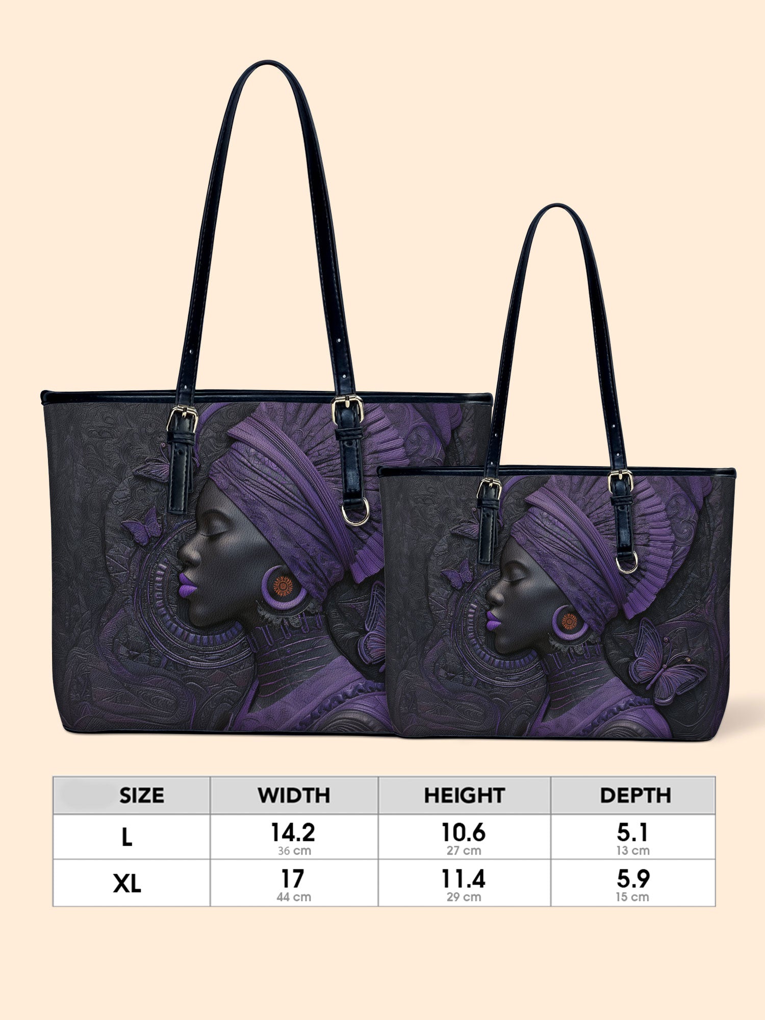Midnight Crown Leather Bucket Bag QR0XD724