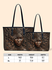 Ancestor Call Leather Bucket Bag QR0XD719