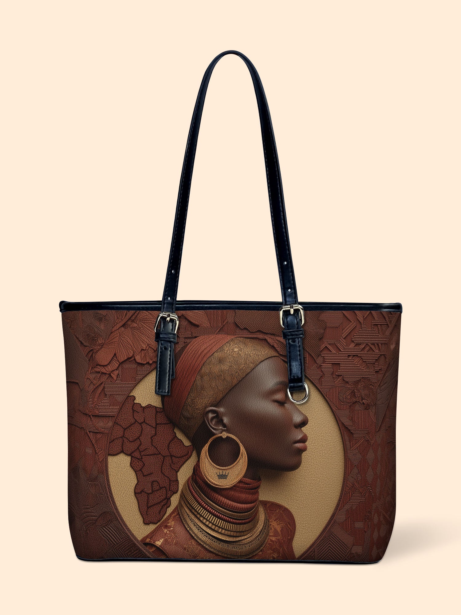 Afri Soul Leather Bucket Bag QR0TD420