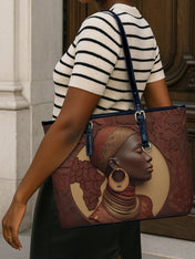 Afri Soul Leather Bucket Bag QR0TD420