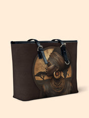 Africa's Spirit Leather Bucket Bag QR0TD417