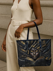 Books, Dreams, and Beyond Leather Bucket Bag QR0TD426