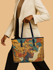 Bound by Knowledge Leather Bucket Bag QR0TD424