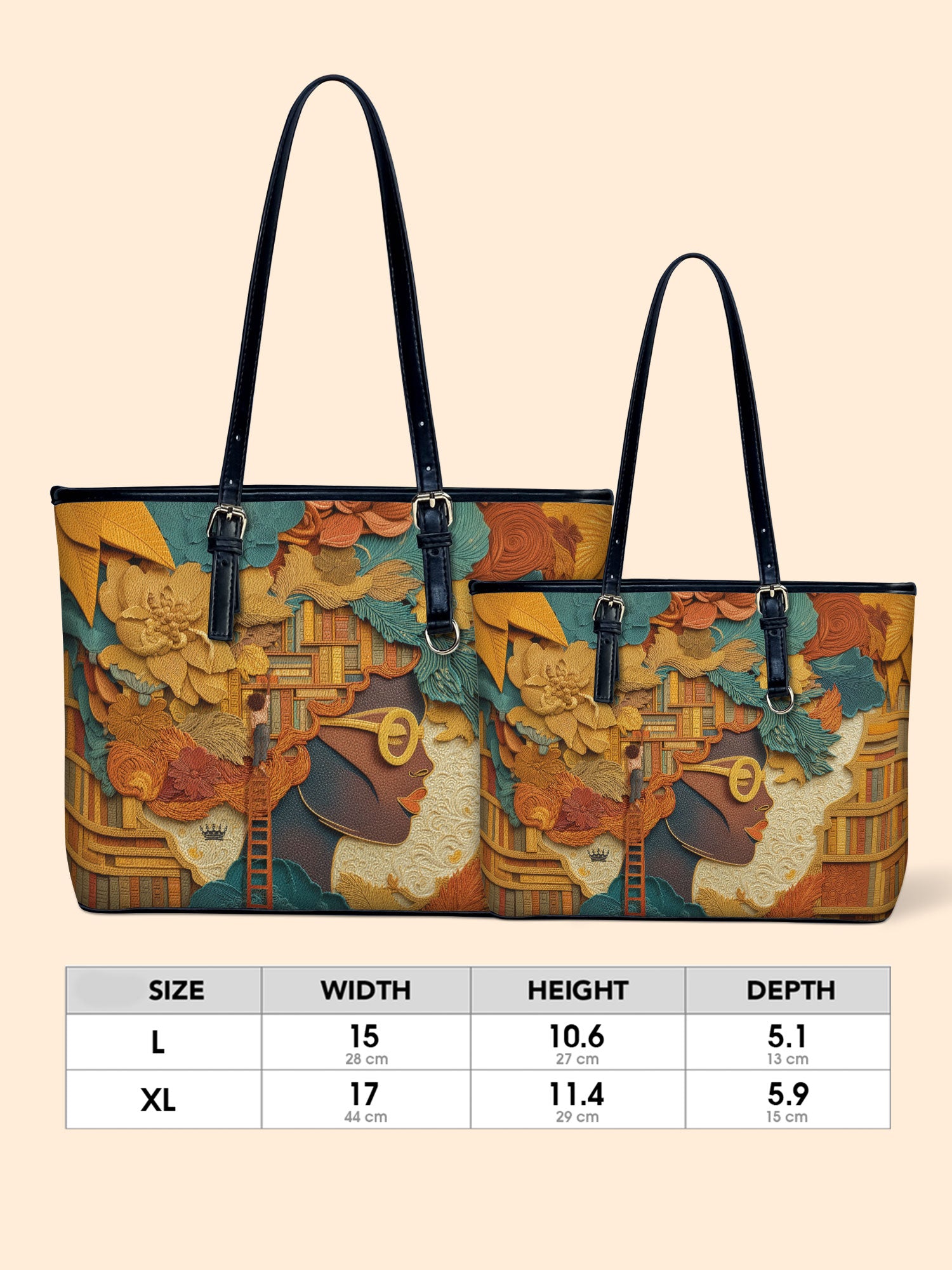 Bound by Knowledge Leather Bucket Bag QR0TD424