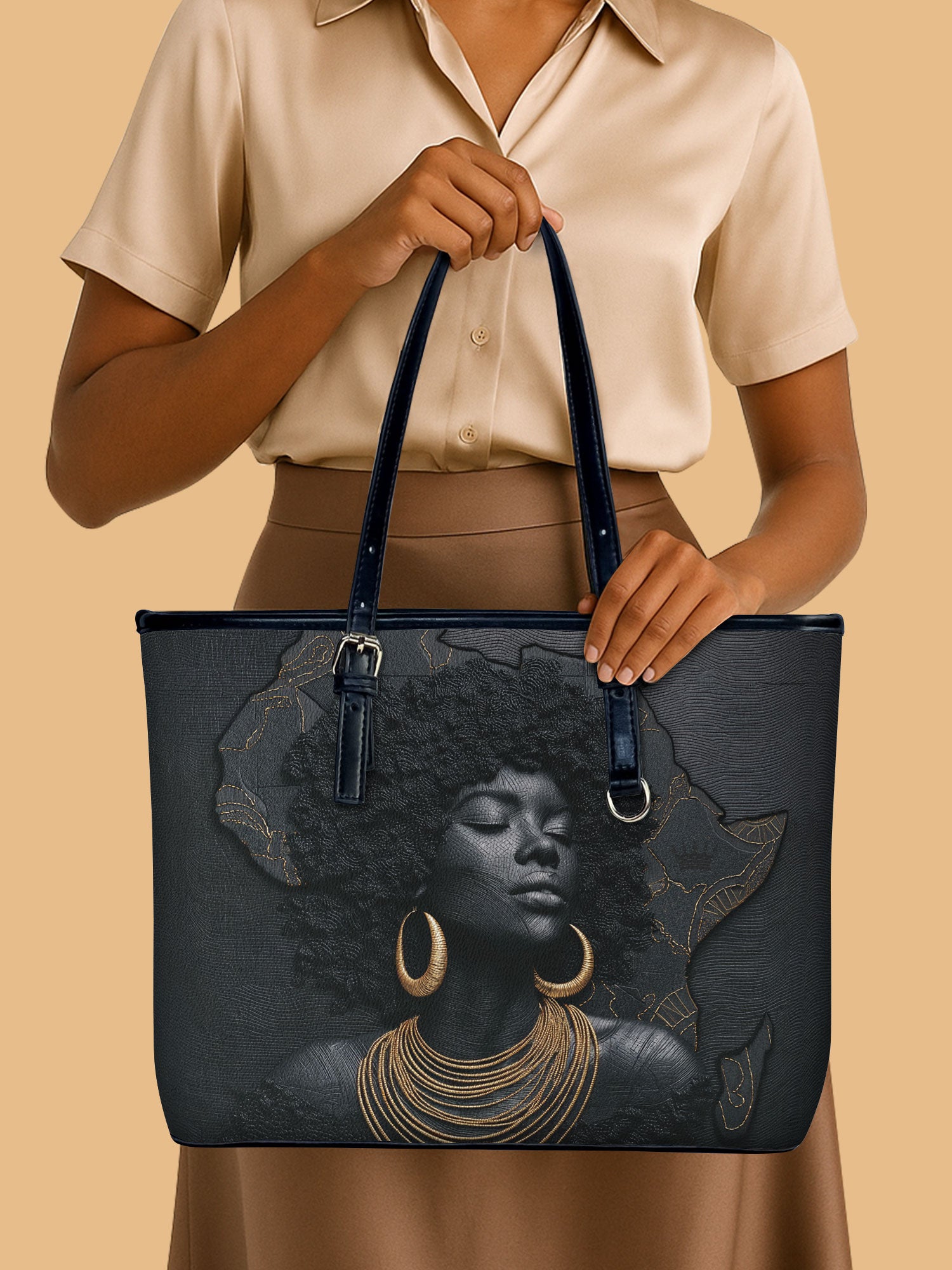 Back to Africa Leather Bucket Bag QR0TD418