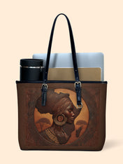 Earth & Africa Leather Bucket Bag QR0TD419