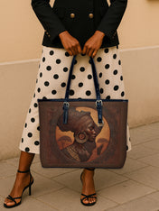 Earth & Africa Leather Bucket Bag QR0TD419