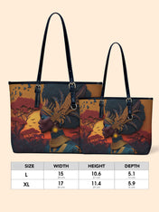 African Aspirations Leather Bucket Bag QR0HH145