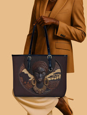 Africa's Soul Leather Bucket Bag QR0TD415