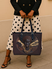 Africa's Soul Leather Bucket Bag QR0TD415