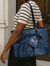 Cowgirl Noir Leather Bucket Bag QR0TD466