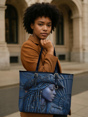 Cowgirl Noir Leather Bucket Bag QR0TD466