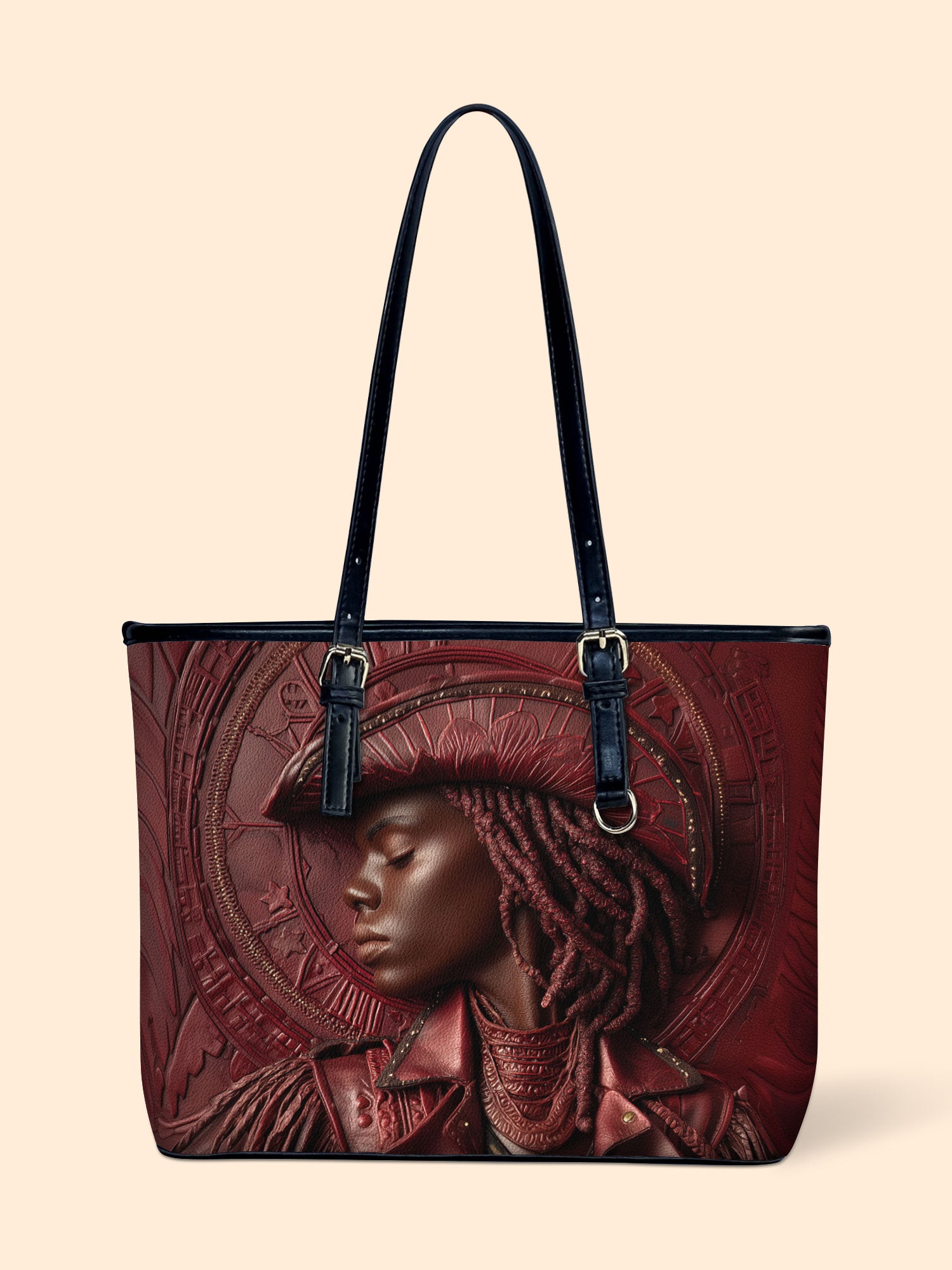 Golden Spur Leather Bucket Bag QR0TD472