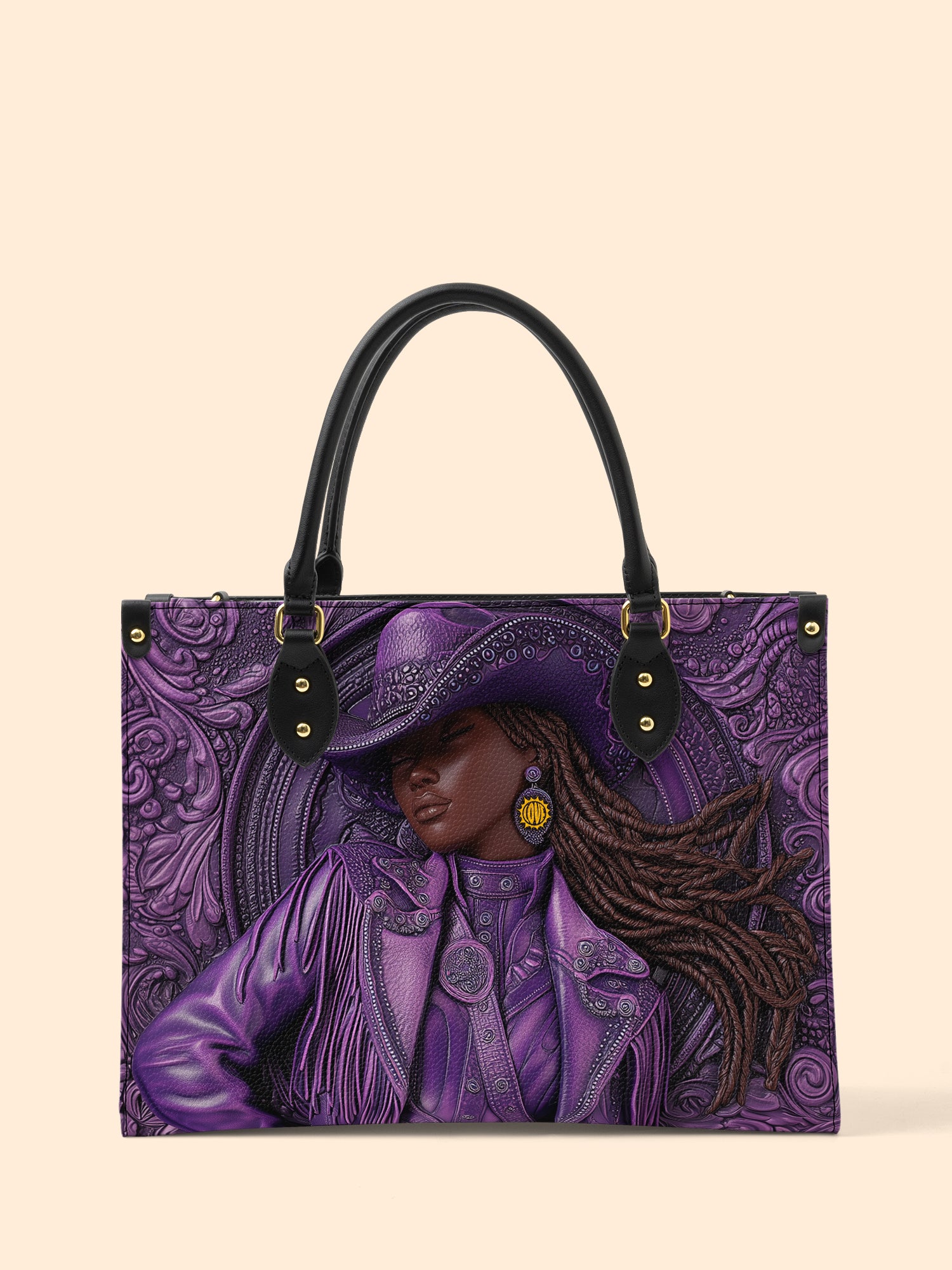 Bronze Horizon Premium Leather Handbag QR0TD458