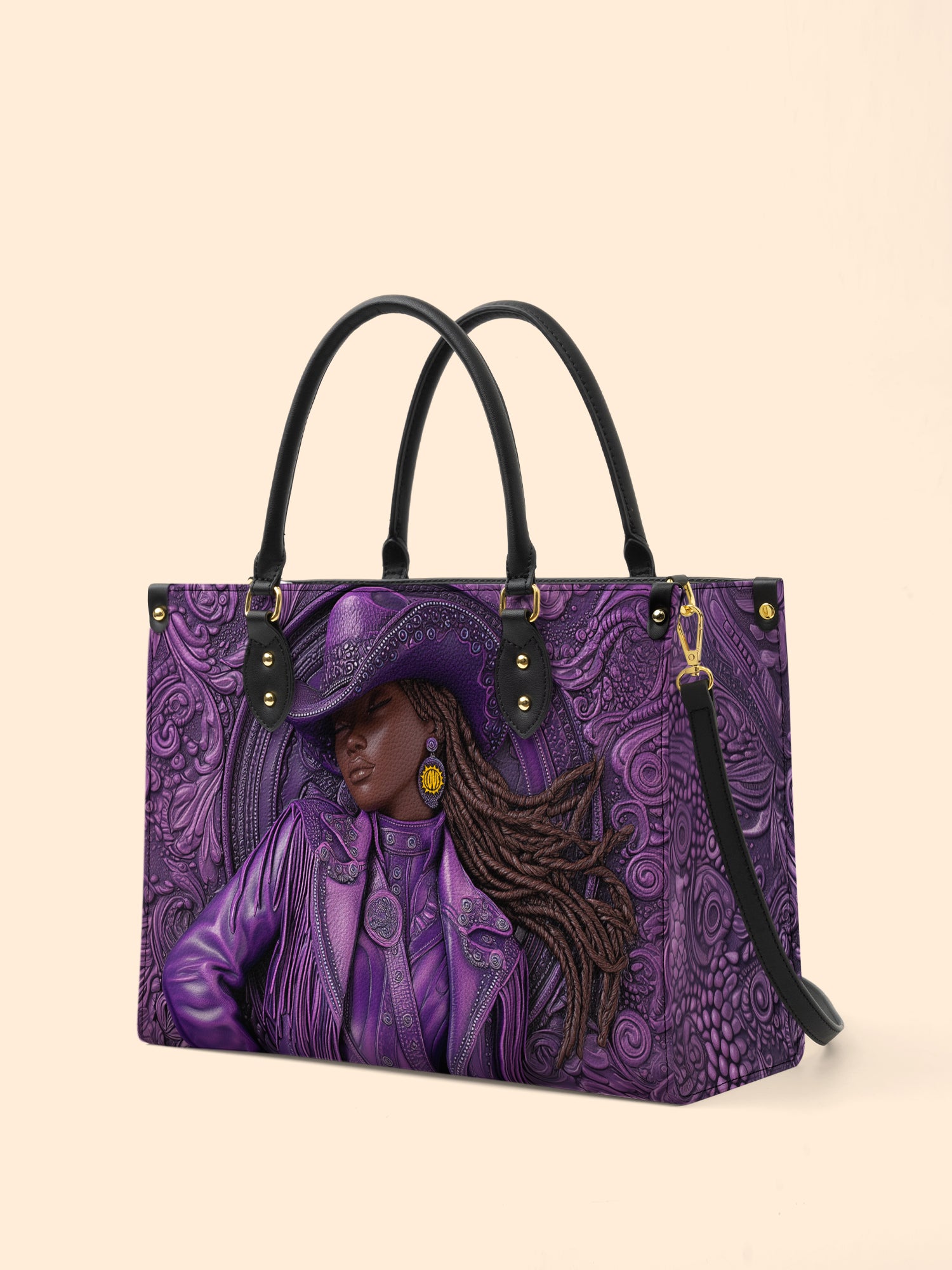 Bronze Horizon Premium Leather Handbag QR0TD458