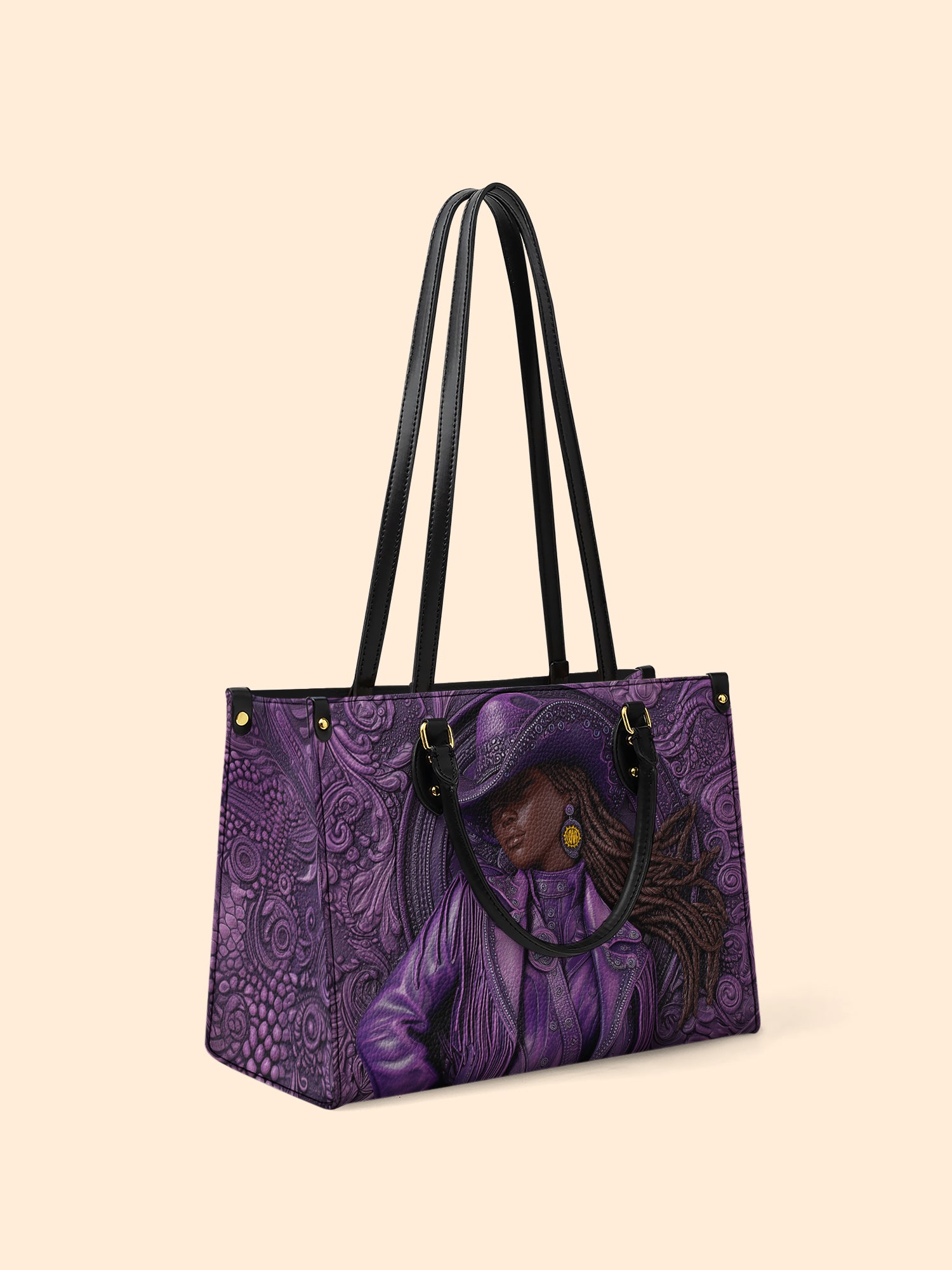 Bronze Horizon Premium Leather Handbag QR0TD458