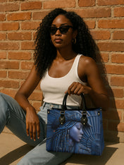 Cowgirl Noir Premium Leather Handbag QR0TD467