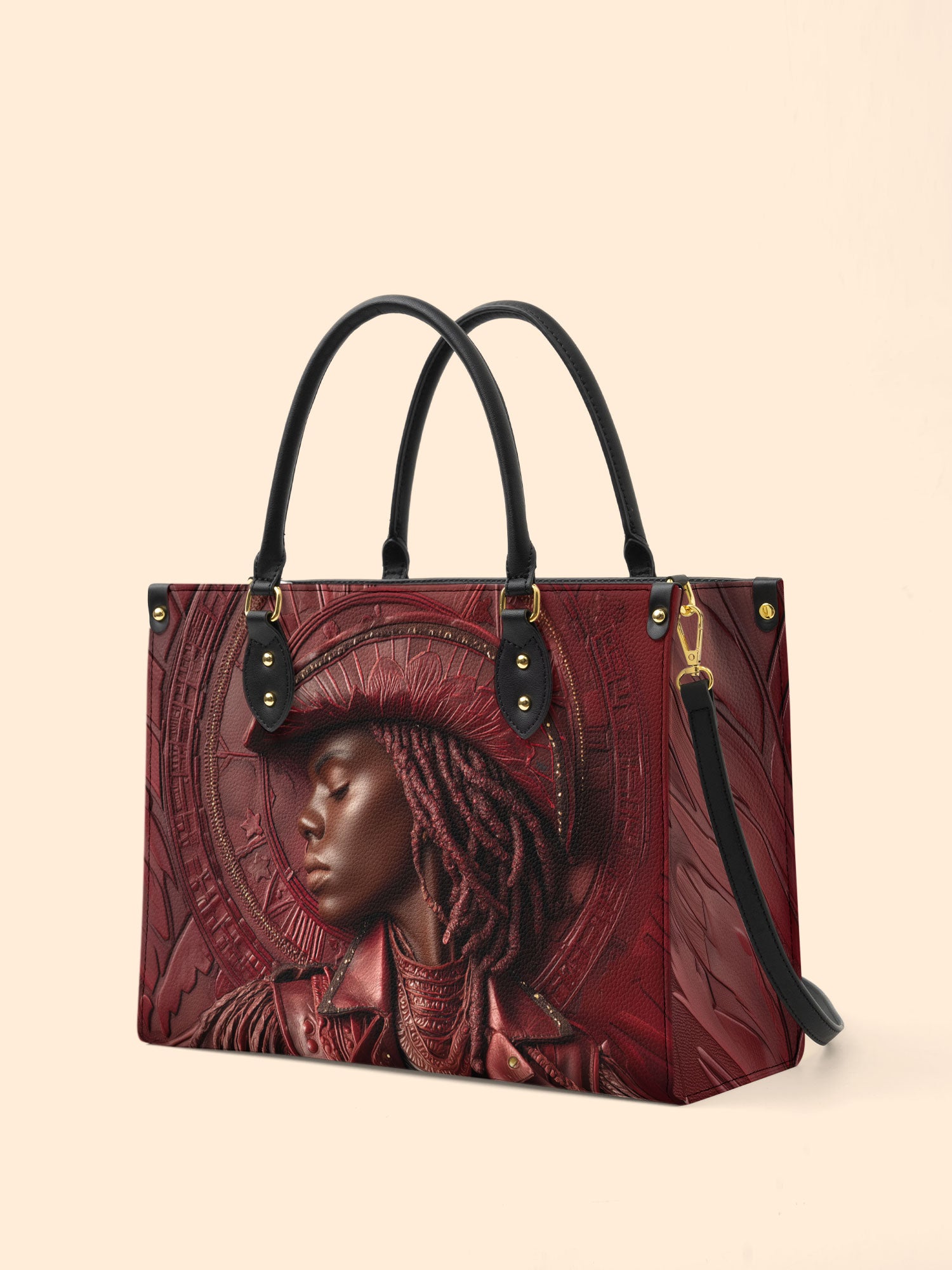 Golden Spur Premium Leather Handbag QR0TD473