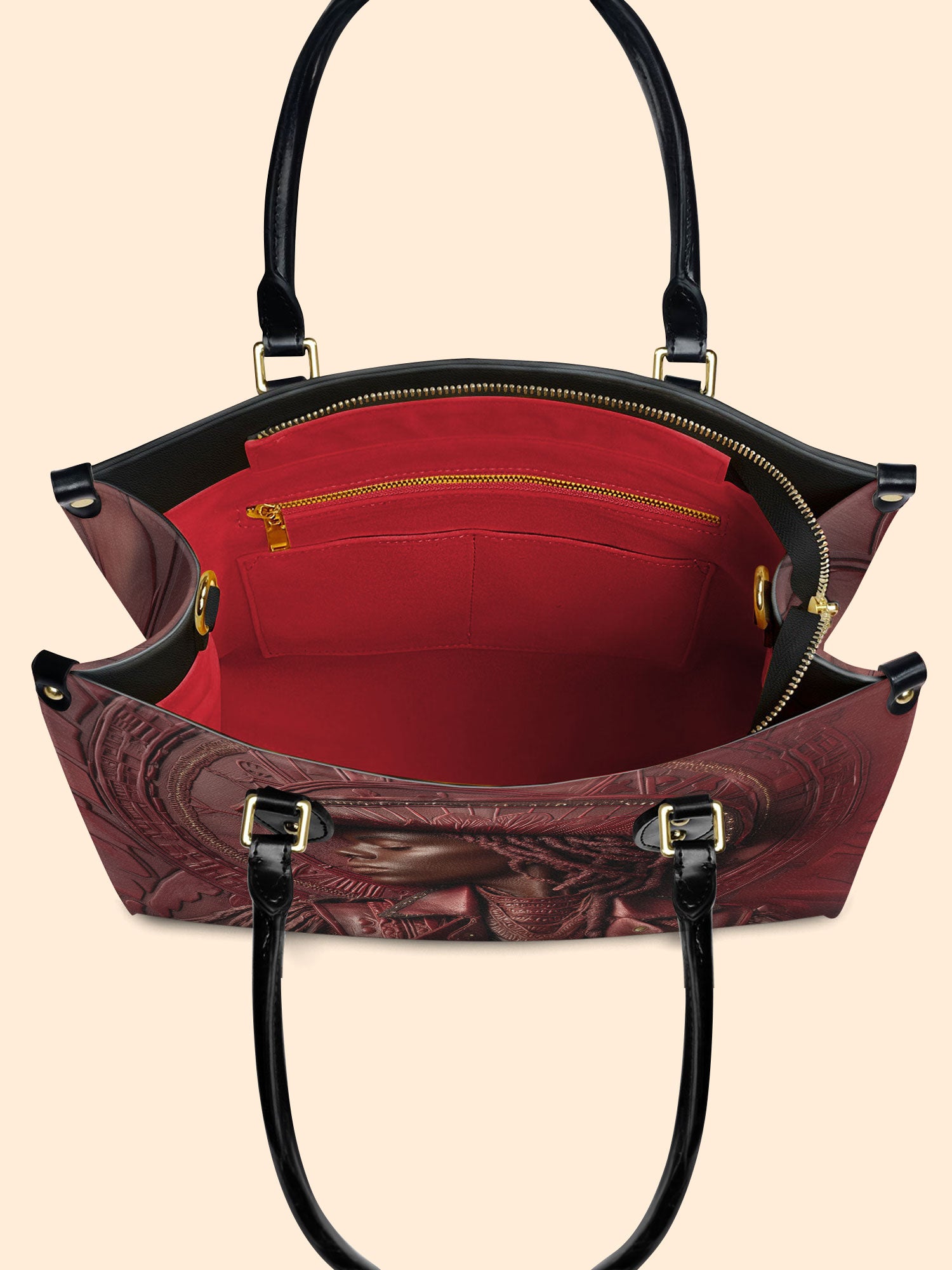 Golden Spur Premium Leather Handbag QR0TD473