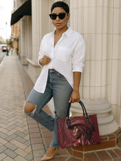 Golden Spur Premium Leather Handbag QR0TD473