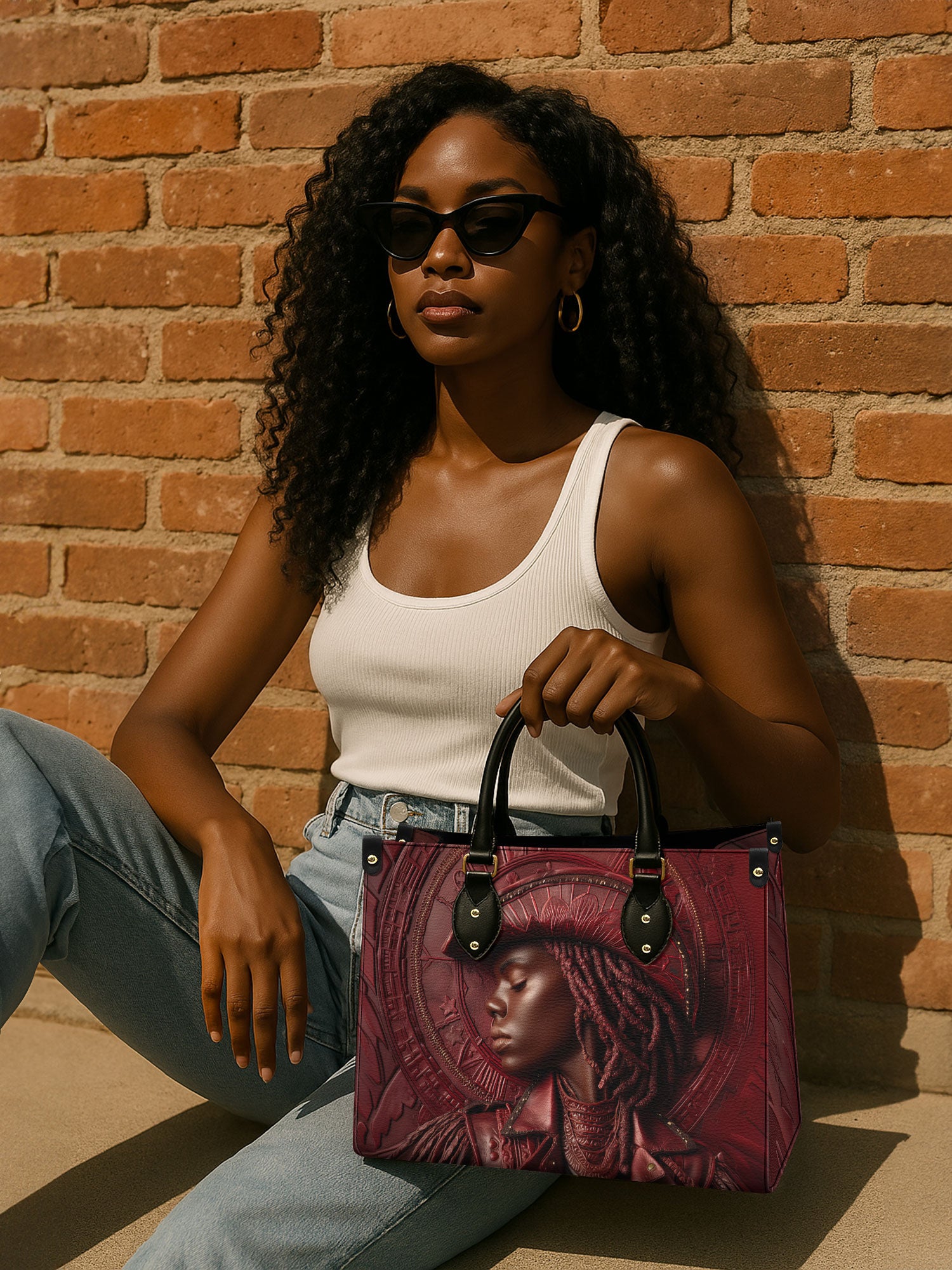 Golden Spur Premium Leather Handbag QR0TD473