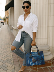 Savanna Wrangler Premium Leather Handbag QR0TD476