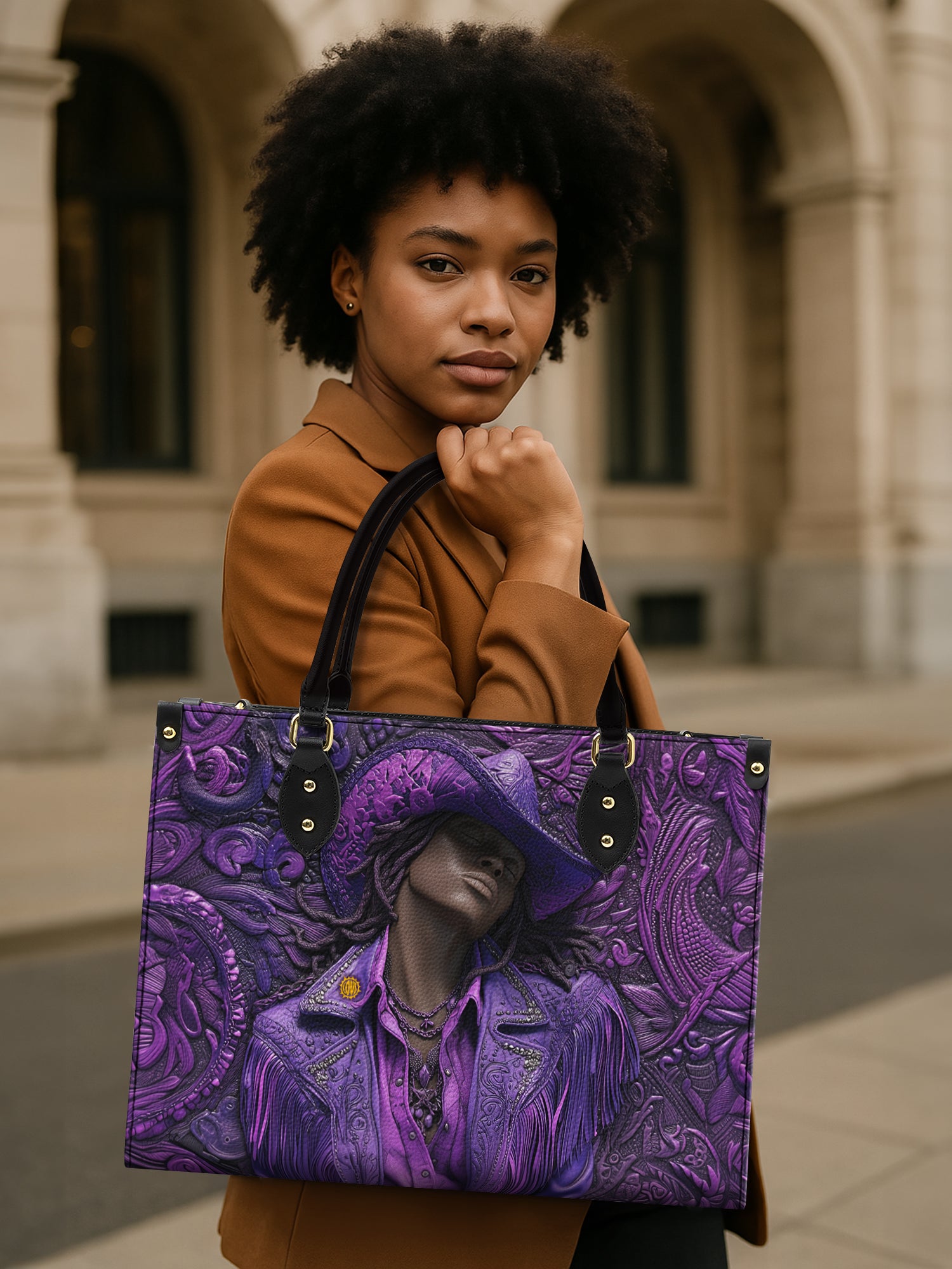 Whiskey Wind Premium Leather Handbag QR0TD464