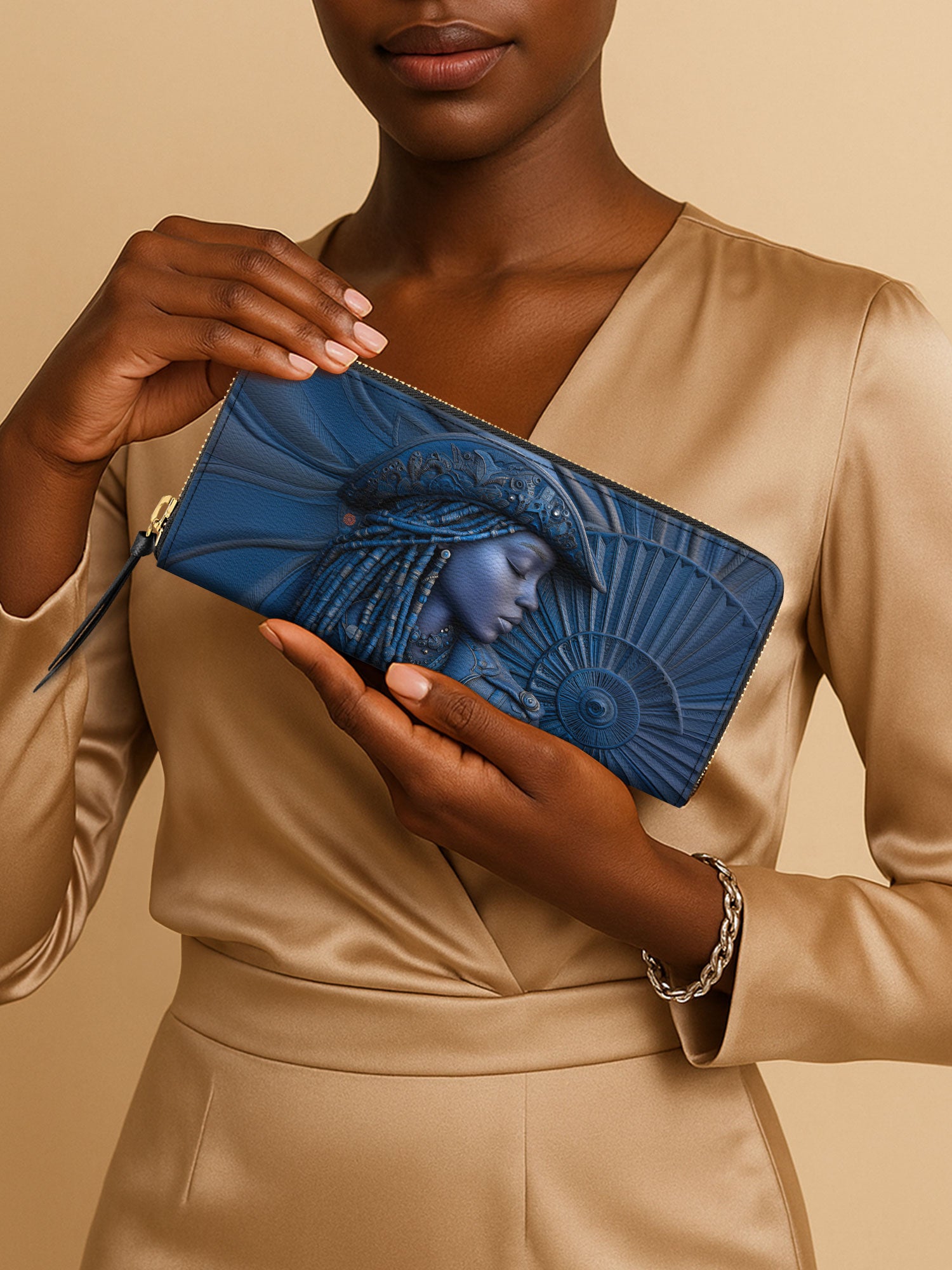 Cowgirl Noir Slimline Zippy Wallet QR0TD468