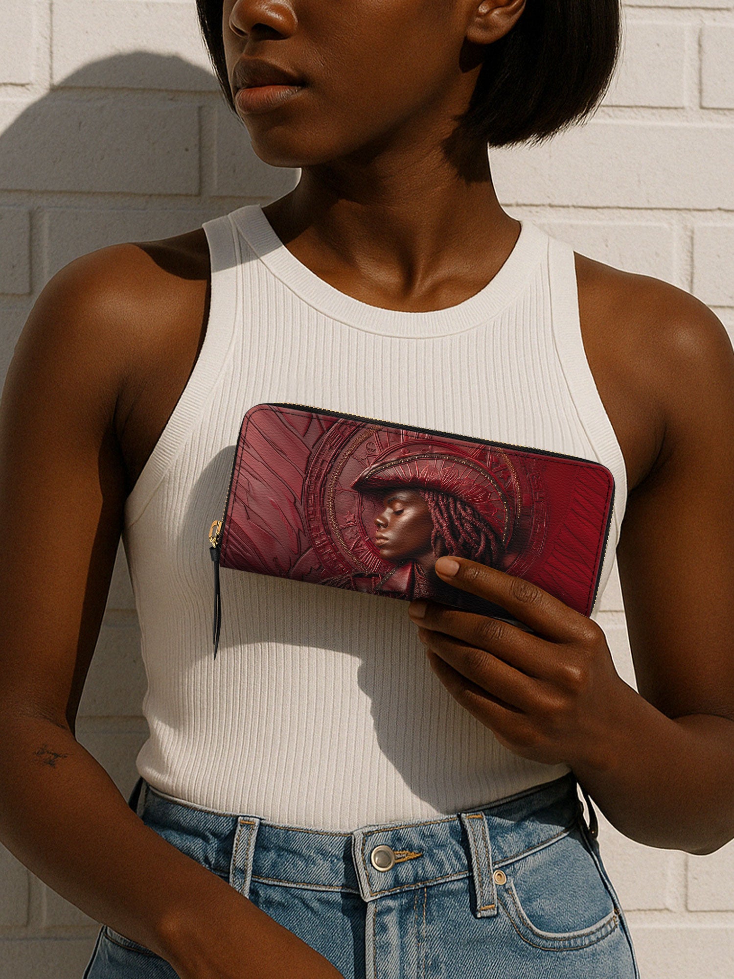 Golden Spur Slimline Zippy Wallet QR0TD474