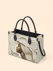 Ivory Blossom Premium Leather Handbag