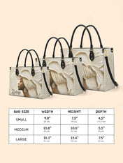 Ivory Blossom Premium Leather Handbag