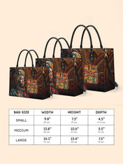 Black Proud Premium Leather Handbag QR0XD127