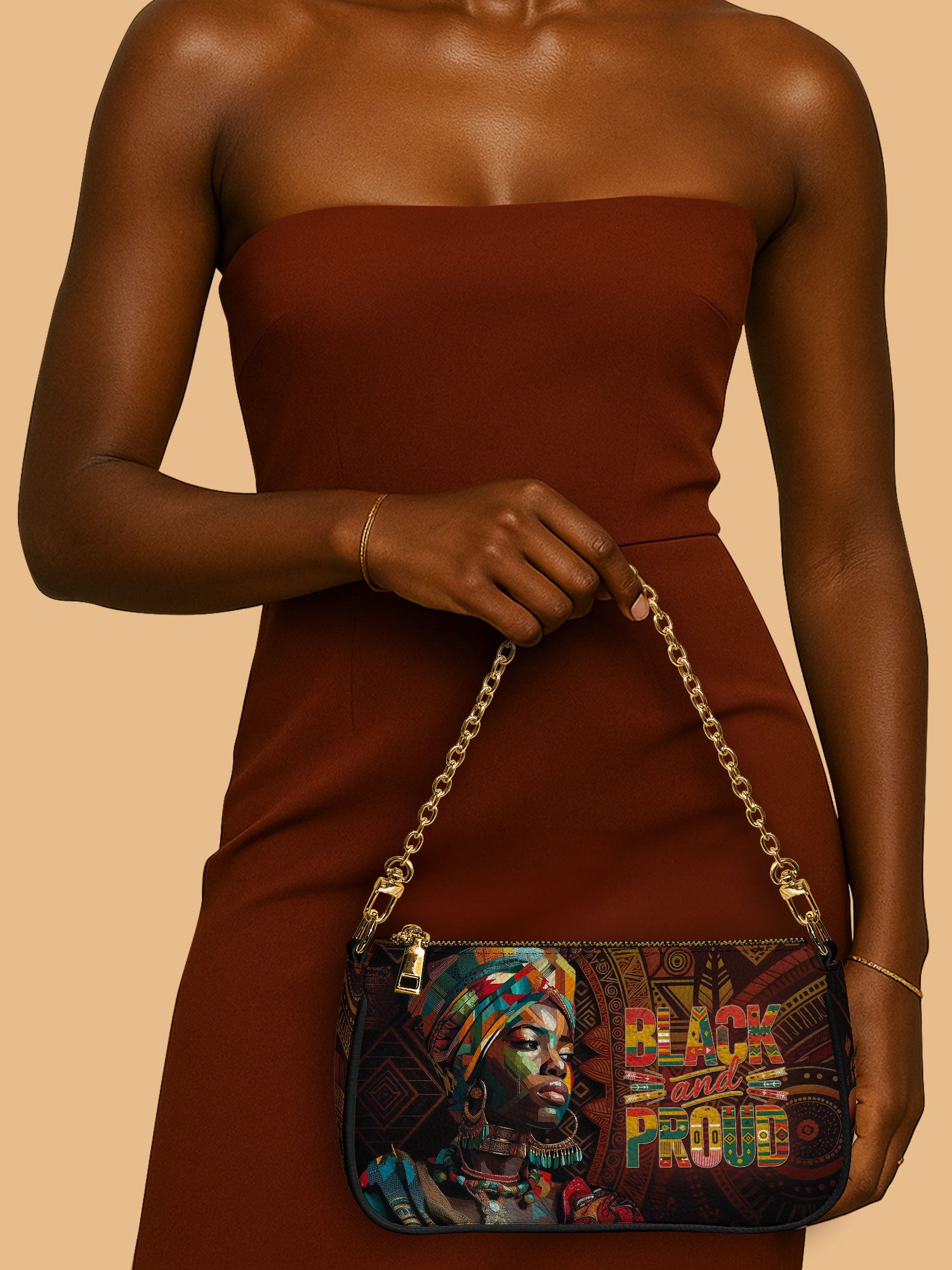 Black Proud Classic Zip Pochette QR0XD132