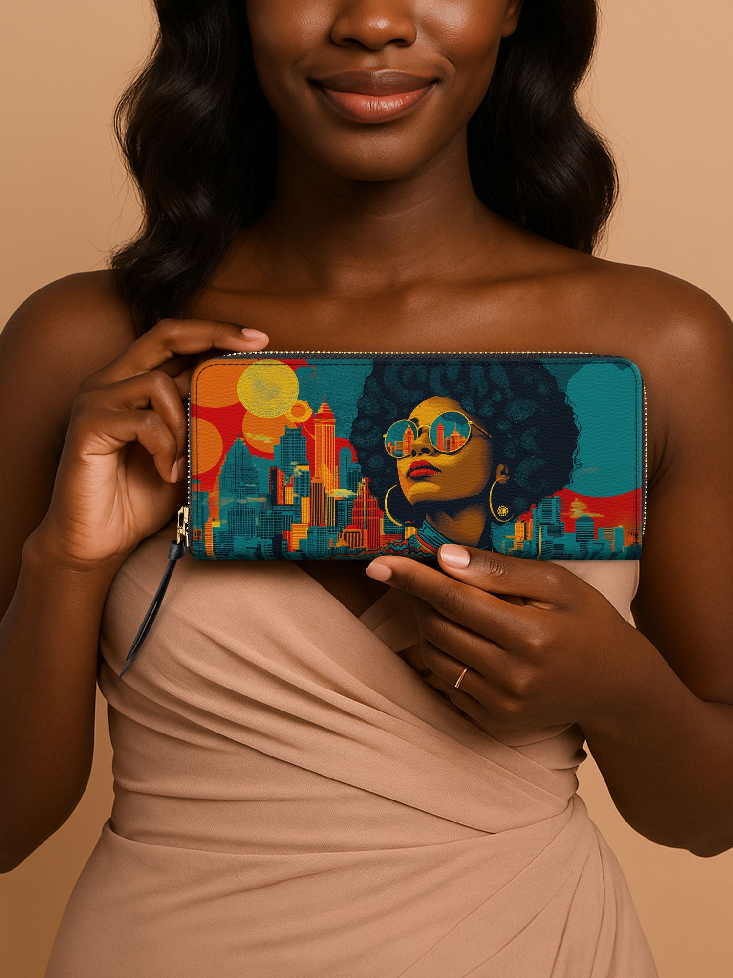 Atlanta Noir Muse Slimline Zippy Wallet QR0TV267