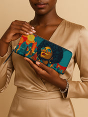 Atlanta Noir Muse Slimline Zippy Wallet QR0TV267