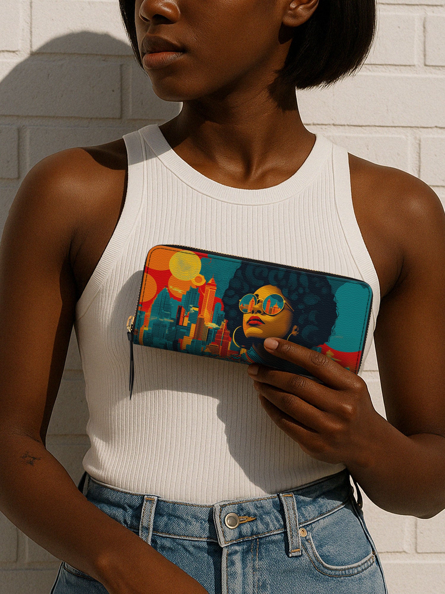 Atlanta Noir Muse Slimline Zippy Wallet QR0TV267