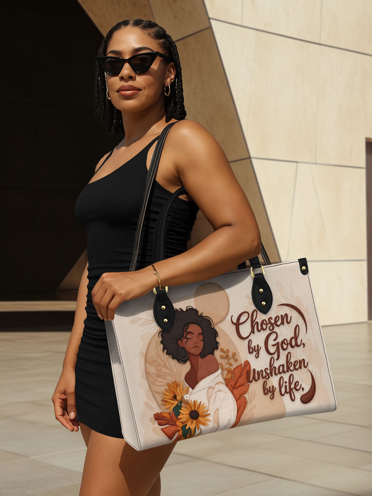 Chosen by God Premium Leather Handbag QR0HH206