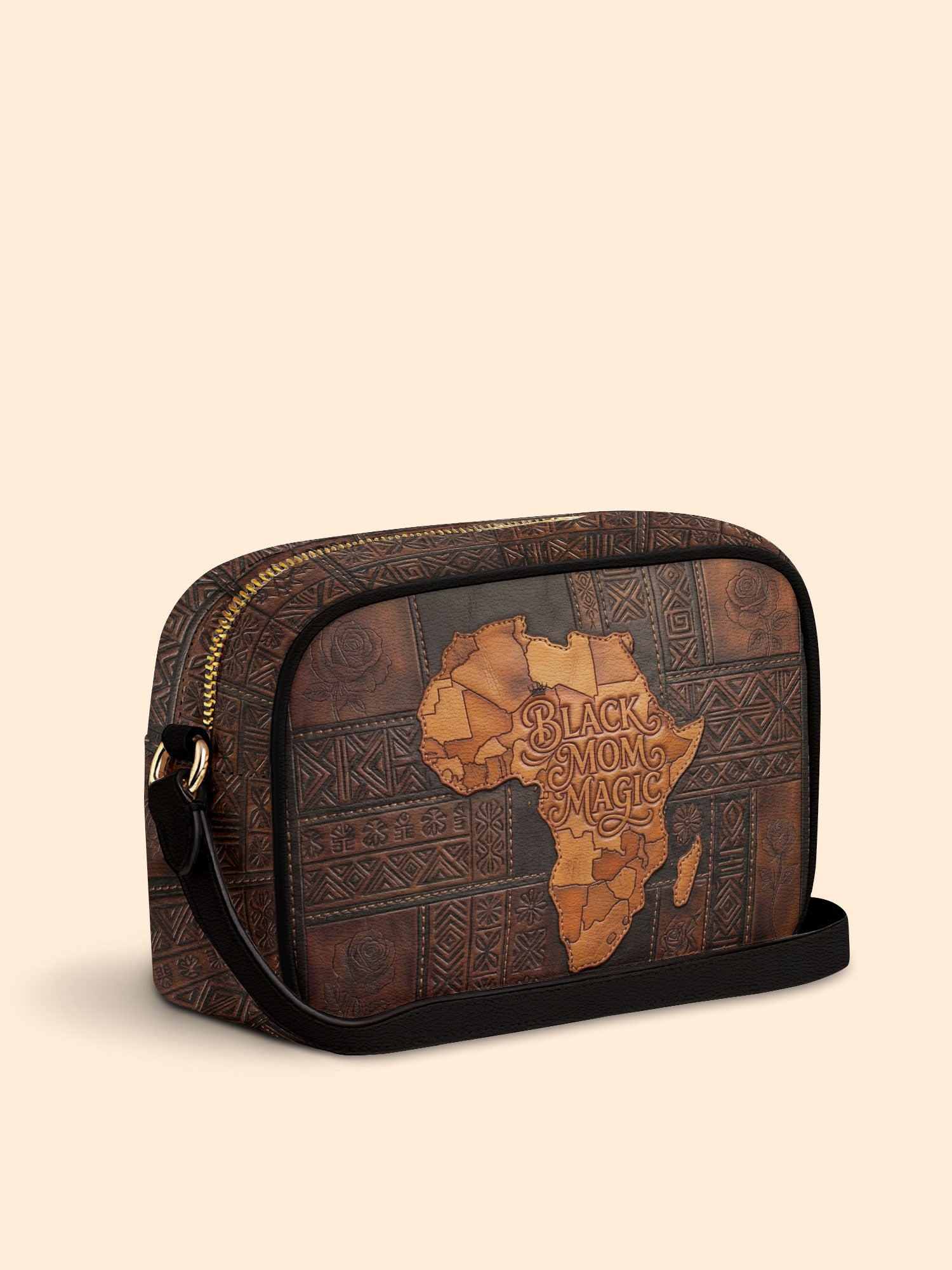 Black Mom Magic Boxy Crossbody Bag QR0XD1047