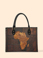 Black Mom Magic Premium Leather Handbag QR0XD1047