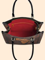 Black Mom Magic Premium Leather Handbag QR0XD1047