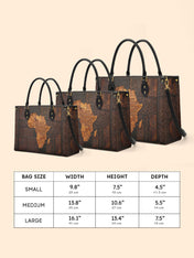 Black Mom Magic Premium Leather Handbag QR0XD1047