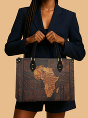 Black Mom Magic Premium Leather Handbag QR0XD1047