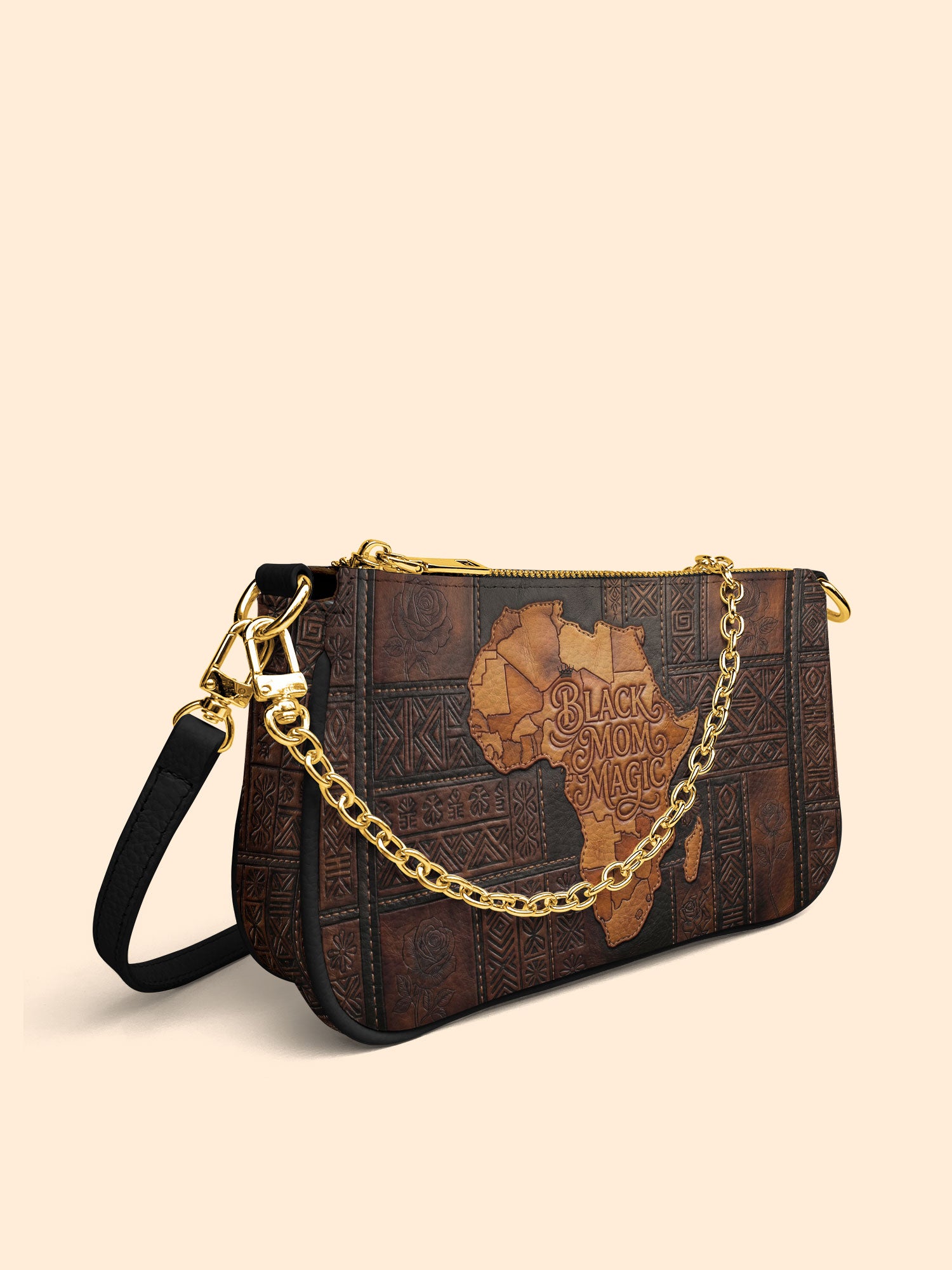 Black Mom Magic Classic Zip Pochette QR0XD1047