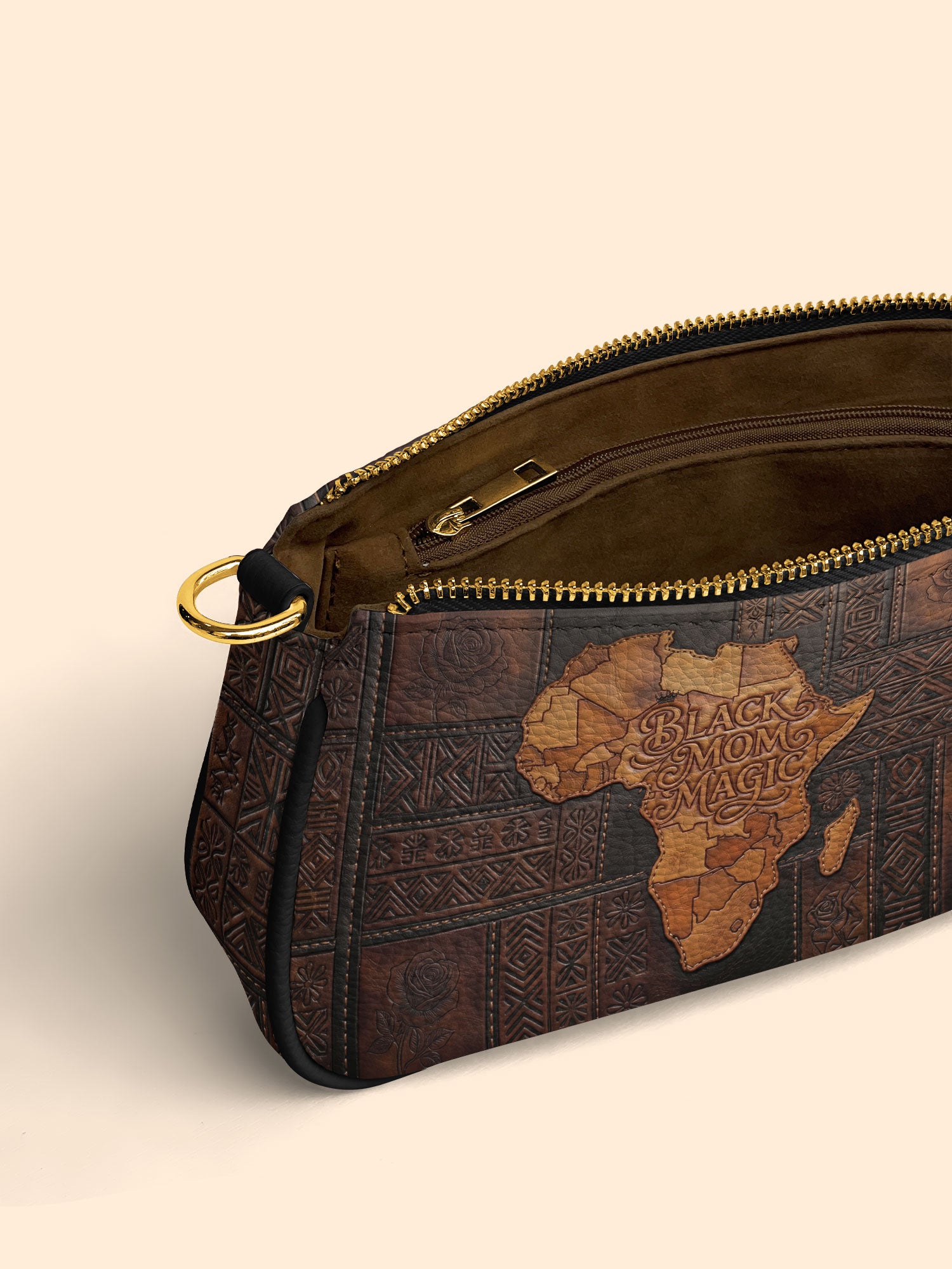 Black Mom Magic Classic Zip Pochette QR0XD1047