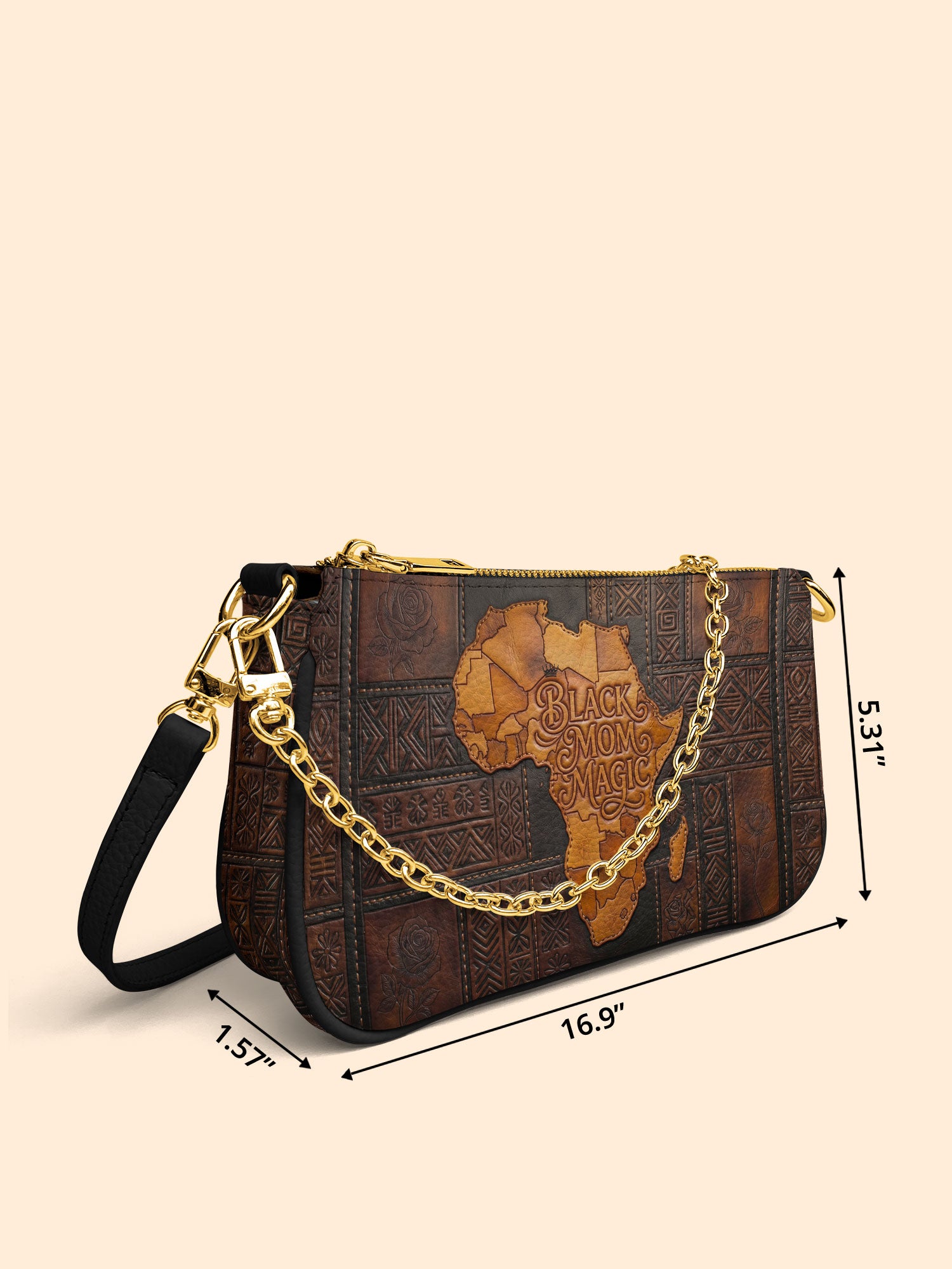 Black Mom Magic Classic Zip Pochette QR0XD1047