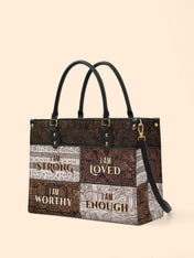 I Am Premium Leather Handbag QR0HH208
