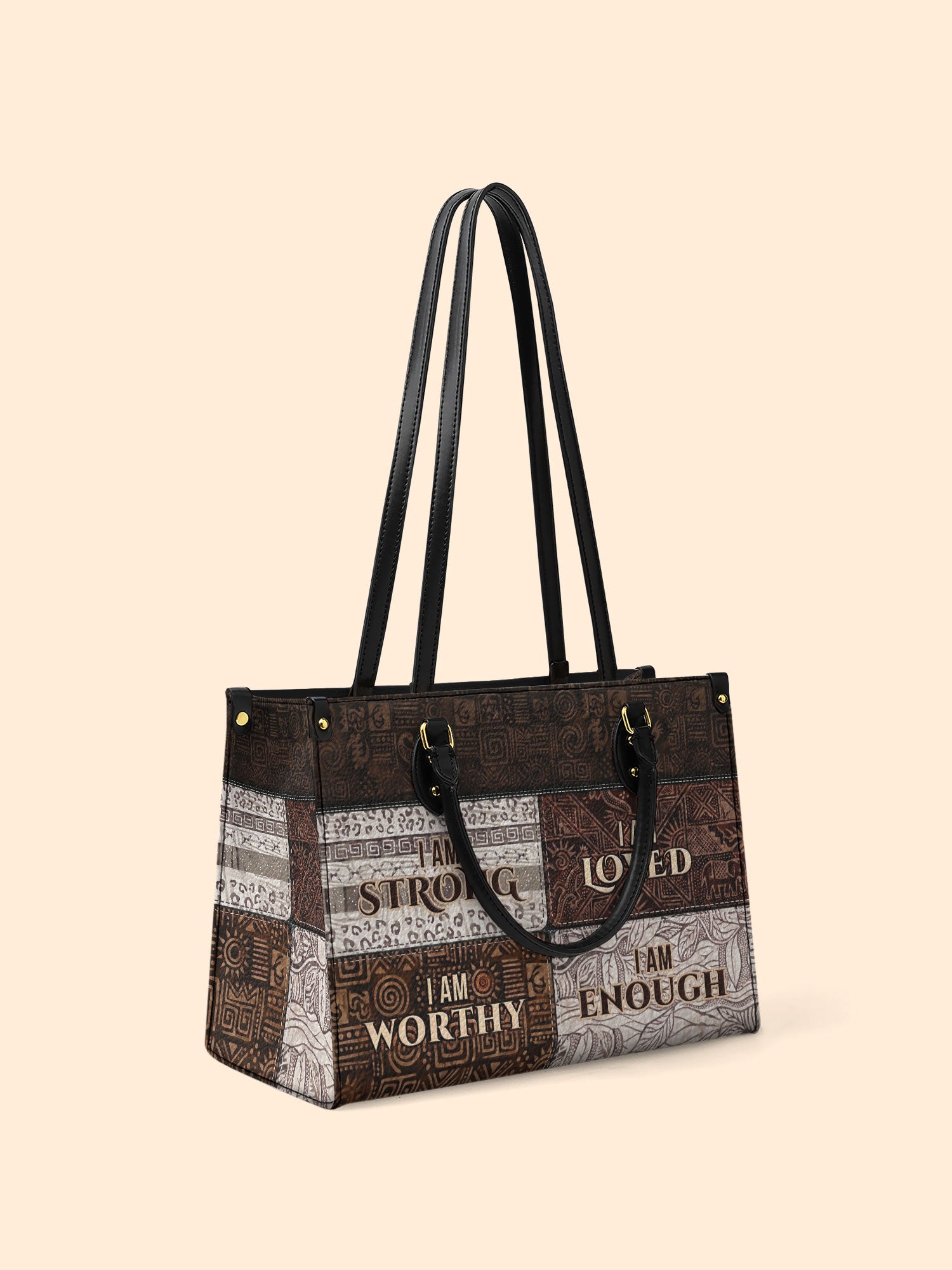I Am Premium Leather Handbag QR0HH208