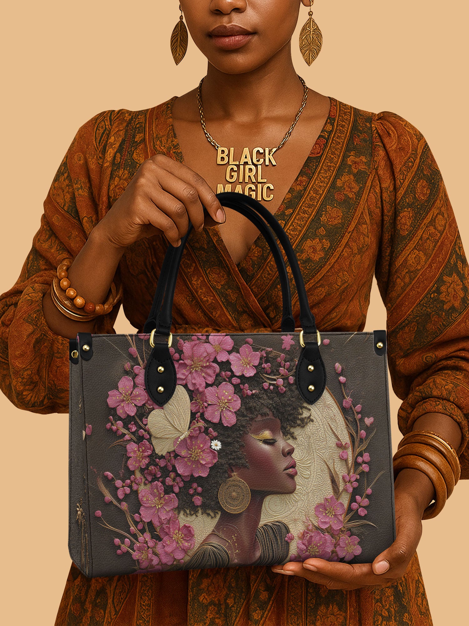 Addis Ababa Premium Leather Handbag QR0HH017
