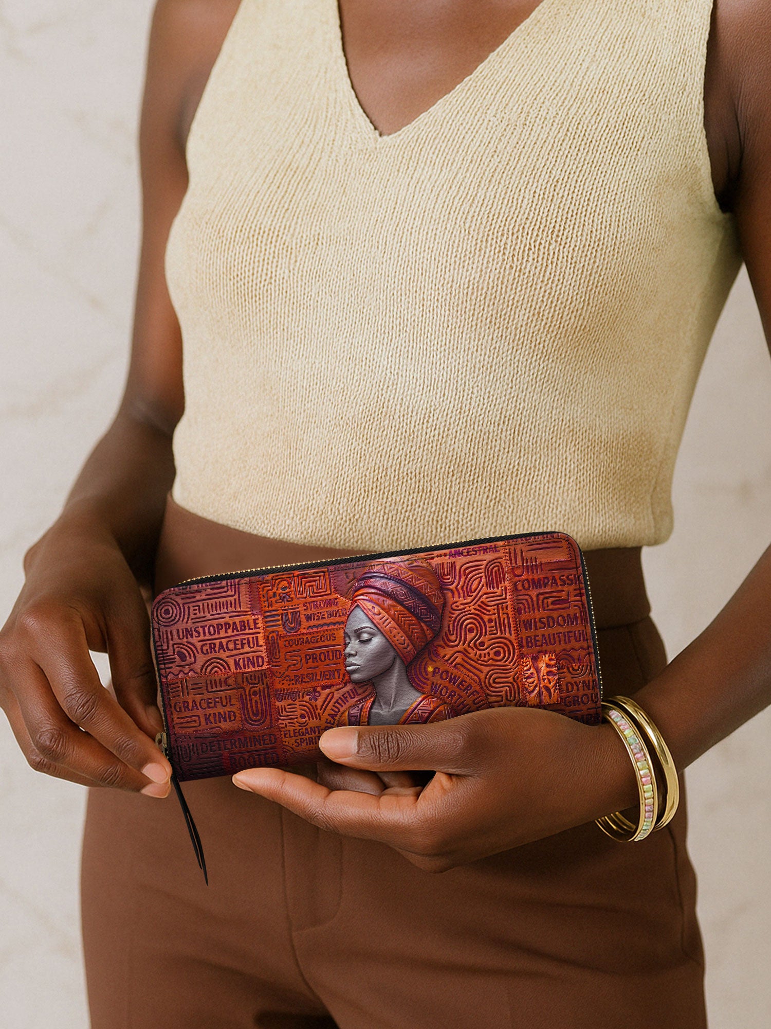 Ancestral Reign Slimline Zippy Wallet QR0XD857