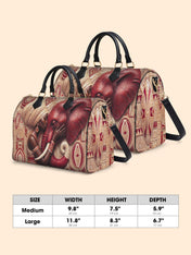 Walk in Strength Leather Boston Bag QR0XD300